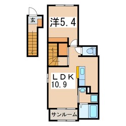 アタラクシア・８号の物件間取画像